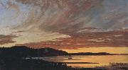 Frederic E.Church Sunset,Bar Harbor china oil painting artist